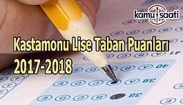 Kastamonu Lise Taban Puanları 2017-2018 - (Anadolu ve Fen Liseleri)