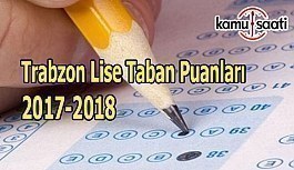 TEOG Trabzon Lise Taban Puanları 2017-2018