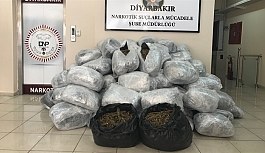 Diyarbakır'da 442 kilogram esrar ele geçirildi