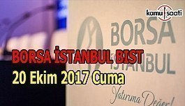 Borsa İstanbul BİST - 20 Ekim 2017 Cuma