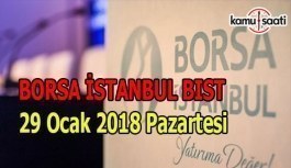 Borsa İstanbul BİST - 29 Ocak 2018 Pazartesi