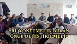 Eğitim-Bir-Sen Erzurum 2 No’lu Şube Başkanı Karataş: Bu yönetmelik bir an önce değiştirilmeli