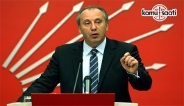Muharrem İnce, CHP Genel Başkanlığı'na aday oldu