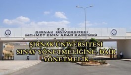 Şırnak Üniversitesi Sınav Yönetmeliğinde Değişiklik Yapılmasına Dair Yönetmelik