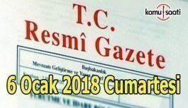 TC Resmi Gazete-6 Ocak 2018 Cumartesi