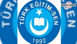 Türk Eğitim-Sen "BELLETİCİLİKTE AYLIK EK DERS ÜST SINIRI DA YÜKSELTİLMELİDİR"
