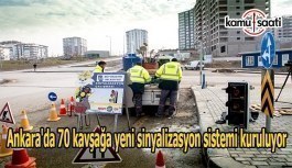 Ankara'da 70 kavşağa yeni sinyalizasyon sistemi kuruluyor