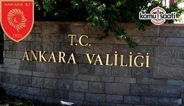 Ankara Valiliği'nden yasaklama kararı