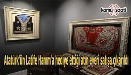Atatürk'ün Latife Hanım'a hediye ettiği atın eyeri satışa çıkarıldı