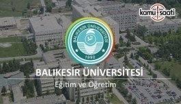 Balıkesir Üniversitesi Lisansüstü Eğitim-Öğretim ve Sınav Yönetmeliğinde Değişiklik