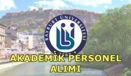 Bayburt Üniversitesi akademik personel alımı yapacak
