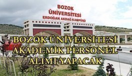 Bozok Üniversitesi Akademik Personel Alımı Yapacak