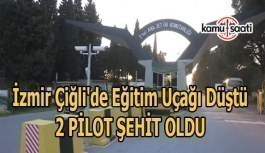 İzmir Çiğli'de eğitim uçağı düştü: 2 şehit