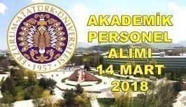 Atatürk Üniversitesi 41 Akademik Personel Alacak - 14 Mart 2018