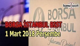 Borsa İstanbul BİST - 1 Mart 2018 Perşembe