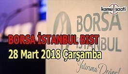 Borsa İstanbul BİST - 28 Mart 2018 Çarşamba