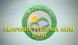 Iğdır Üniversitesi akademik personel alım ilanı