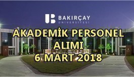 İzmir Bakırçay Üniversitesi akademik personel alım ilanı