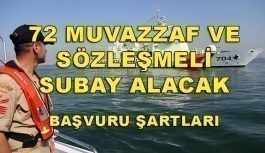 Sahil Güvenlik Komutanlığı 72 Muvazzaf/Sözleşmeli Subay Alacak - Başvuru şartları