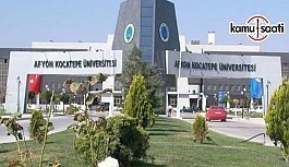 Afyon Kocatepe Üniversitesi Türkçe Öğretimi Uygulama ve Araştırma Merkezi Yönetmeliğinde Değişiklik Yapıldı - 30 Nisan 2018 Pazartesi