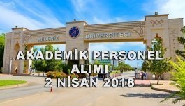 Akdeniz Üniversitesi akademik personel ve memur alımı yapacak - 2 Nisan 2018