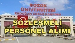 Bozok Üniversitesi 102 Sözleşmeli Personel Alacak - 16 nisan 2018