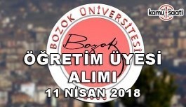 Bozok Üniversitesi 13 Akademik Personel Alacak - 11 Nisan 2018