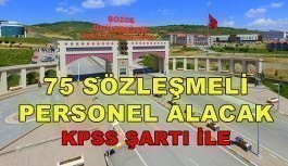 Bozok Üniversitesi 75 Sözleşmeli Personel Alacak - 6 Nisan 2018
