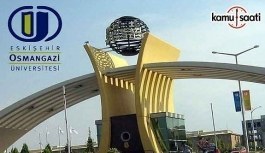 Eskişehir Osmangazi Üniversitesi Akademik Personel Alım İlanı