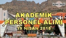 Gümüşhane Üniversitesi 10 Akademik Personel Alacak - 19 Nisan 2018