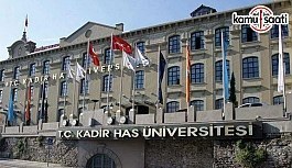 Kadir Has Üniversitesi Ön Lisans ve Lisans Eğitim ve Öğretim Yönetmeliğinde Değişiklik Yapıldı - 14 Nisan 2018 Cumartesi