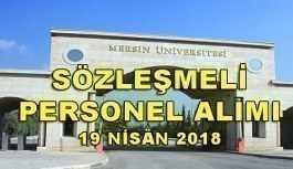 Mersin Üniversitesi 195 Sözleşmeli Personel Alacak - 19 Nisan 2018