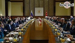 Türkiye-Rusya Üst Düzey İşbirliği Konseyi Toplantısı gerçekleşti