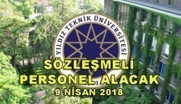 Yıldız Teknik Üniversitesi 10 Sözleşmeli Personel Alımı - 9 Nisan 2018