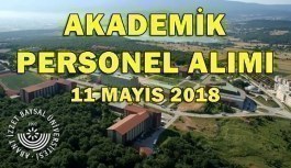 Abant İzzet Baysal Üniversitesi 6 Akademik Personel Alımı - 11 Mayıs 2018