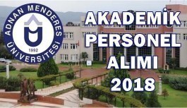 Adnan Menderes Üniversitesi 20 Akademik Personel Alacak - 9 Mayıs 2018