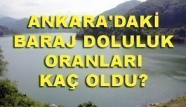 Ankara'daki baraj doluluk oranları! Yağışların etkisi ile...