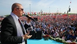 Cumhurbaşkanı Erdoğan'dan Yenikapı Mitingi konuşması! Bizim için Çanakkale neyse Kudüs de odur