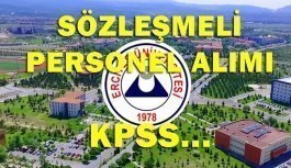 Erciyes Üniversitesi Sözleşmeli Personel Alımı - Başvuru şartları