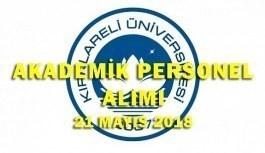 Kırklareli Üniversitesi 14 Akademik Personel Alacak - 21 Mayıs 2018
