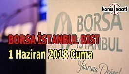 Borsa güne yatay başladı - Borsa İstanbul BİST 1 Haziran 2018 Cuma