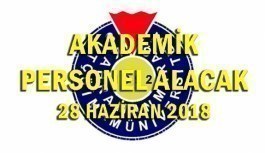 Kahramanmaraş Sütçü İmam Üniversitesi 6 Akademik Personel Alımı - 28 Haziran 2018