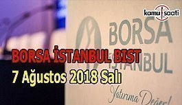 Borsa güne yükselişle başladı - Borsa İstanbul BİST 7 Ağustos 2018 Salı