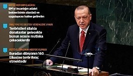 Cumhurbaşkanı Erdoğan, BM Genel Kuruluna hitap etti