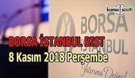 Borsa güne yatay başladı - Borsa İstanbul BİST 8 Kasım 2018 Perşembe