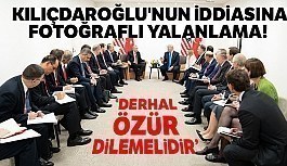 Kemal Kılıçdaroğlu’nun grup toplantısındaki sözlerini paylaştığı fotoğrafla yalanladı.
