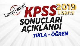 2019 KPSS Lisans Sınav Sonuçları Açıklandı 2019 Kpss lisans ve ÖABT Sınav Sonuç Ekranı için TIKLAYINIZ