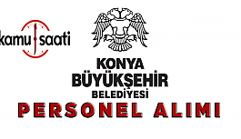 Konya Büyükşehir Belediyesi Personel Alımı