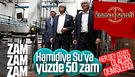 İstanbul Hamidiye Sularına yüzde 50 zam geldi