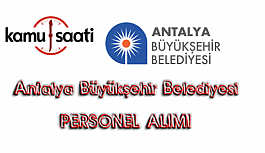 Antalya Büyükşehir Belediyesi 6 İşçi Alacak